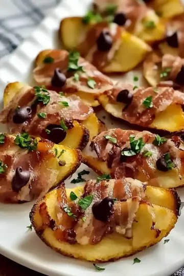 Grilled Apples with Prosciutto and Honey