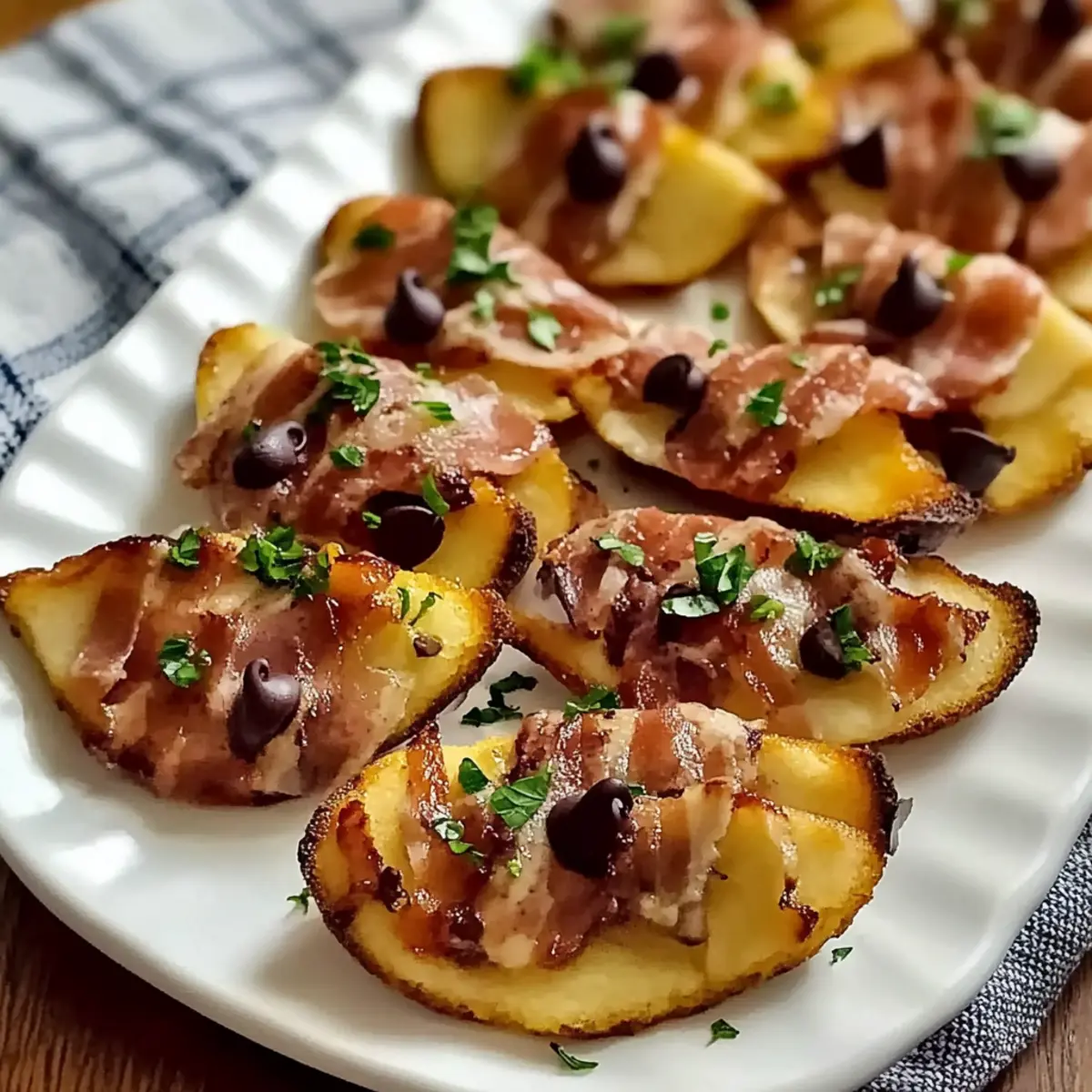 Grilled Apples with Prosciutto and Honey