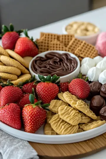 Chocolate And Strawberry Platter Recipe