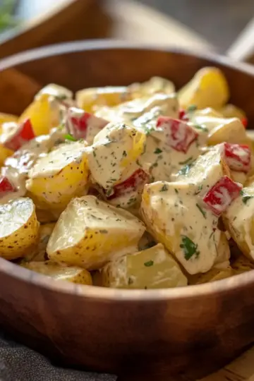 Vegan Smashed Potato Salad