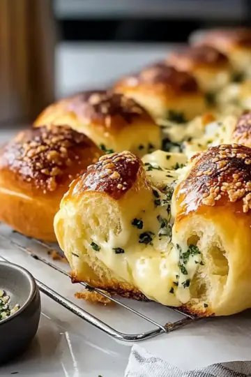 Homemade Korean Cream Cheese Garlic Bread