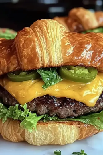 Croissant Smash Burgers