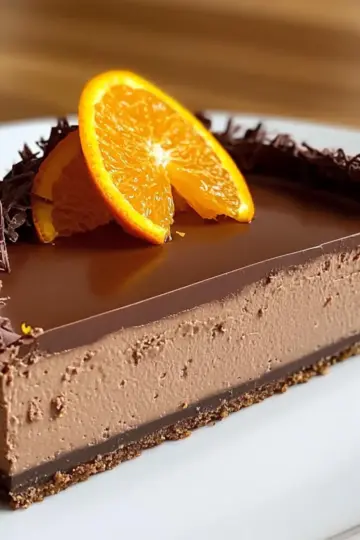 Creamy Chocolate Orange Cheesecake