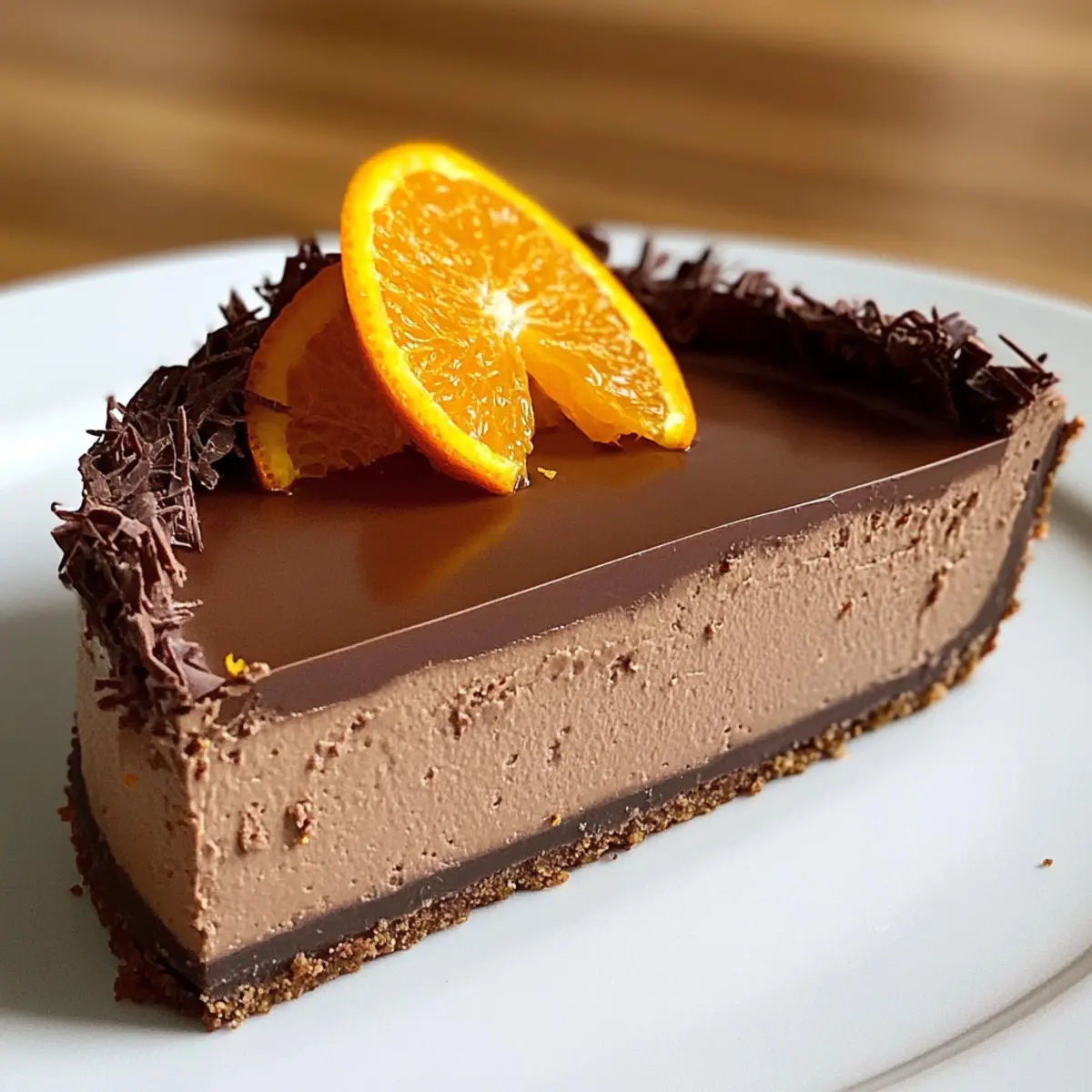 Creamy Chocolate Orange Cheesecake