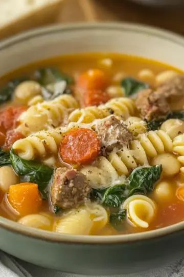 Italian Sausage Pasta Soup