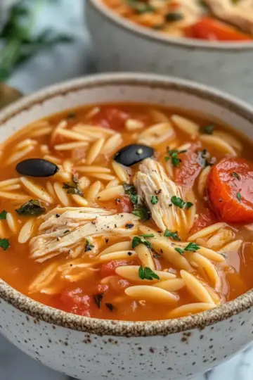 Chicken Orzo Tomato Soup