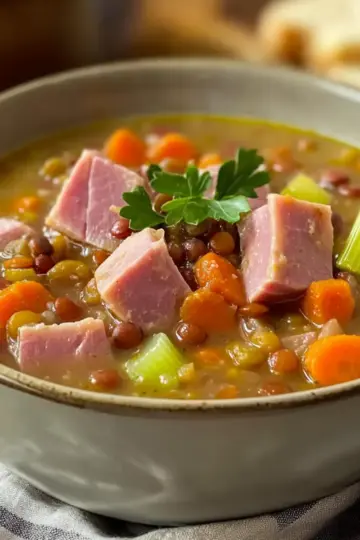 Scottish Ham & Lentil Soup