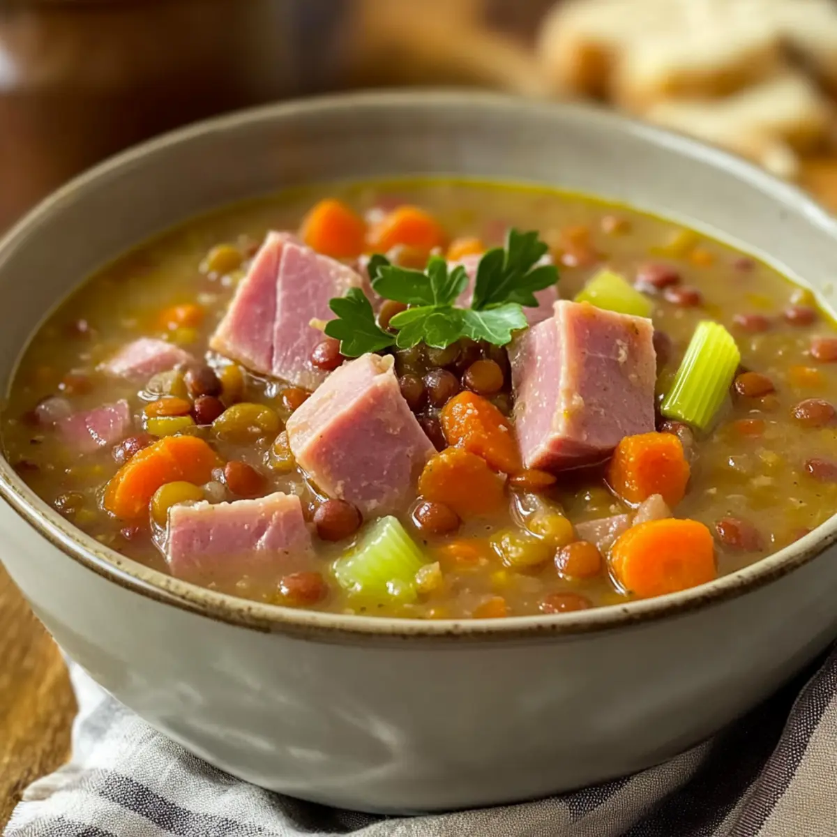 Scottish Ham & Lentil Soup