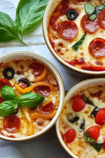Cottage Cheese Pizza Bowl