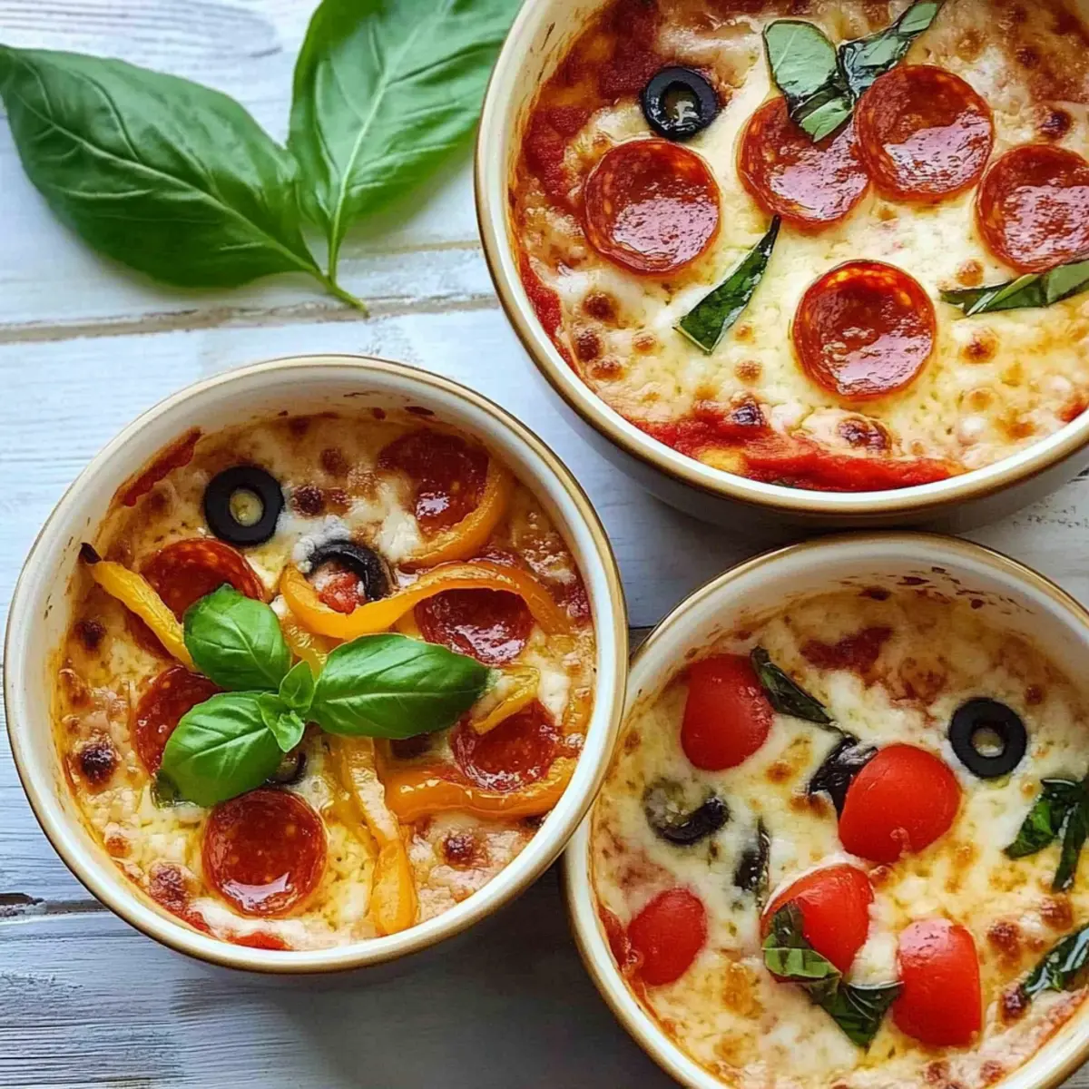 Cottage Cheese Pizza Bowl