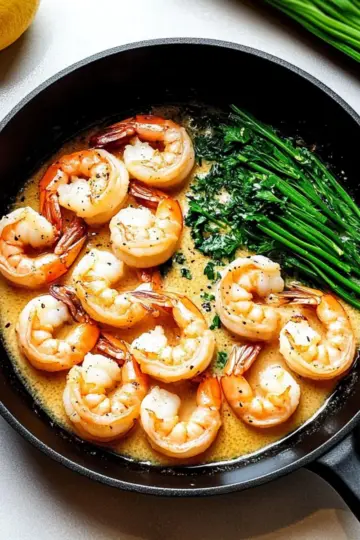 Sizzling Garlic Butter Shrimp Skillet
