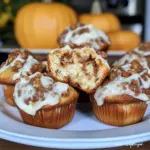 Pumpkin Streusel Cream Cheese Muffins