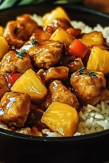 Pineapple Chicken and Rice