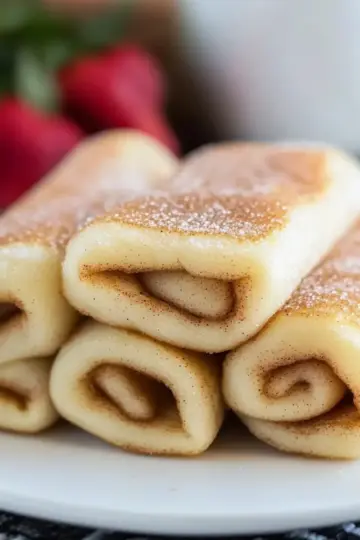 Cinnamon Sugar Pancake Rolls