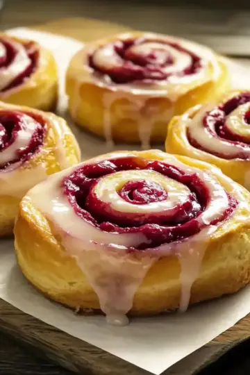 Lemon Raspberry Rolls