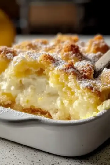Lemon Cream Cheese Dump Cake