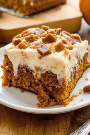 Pumpkin Poke Cake