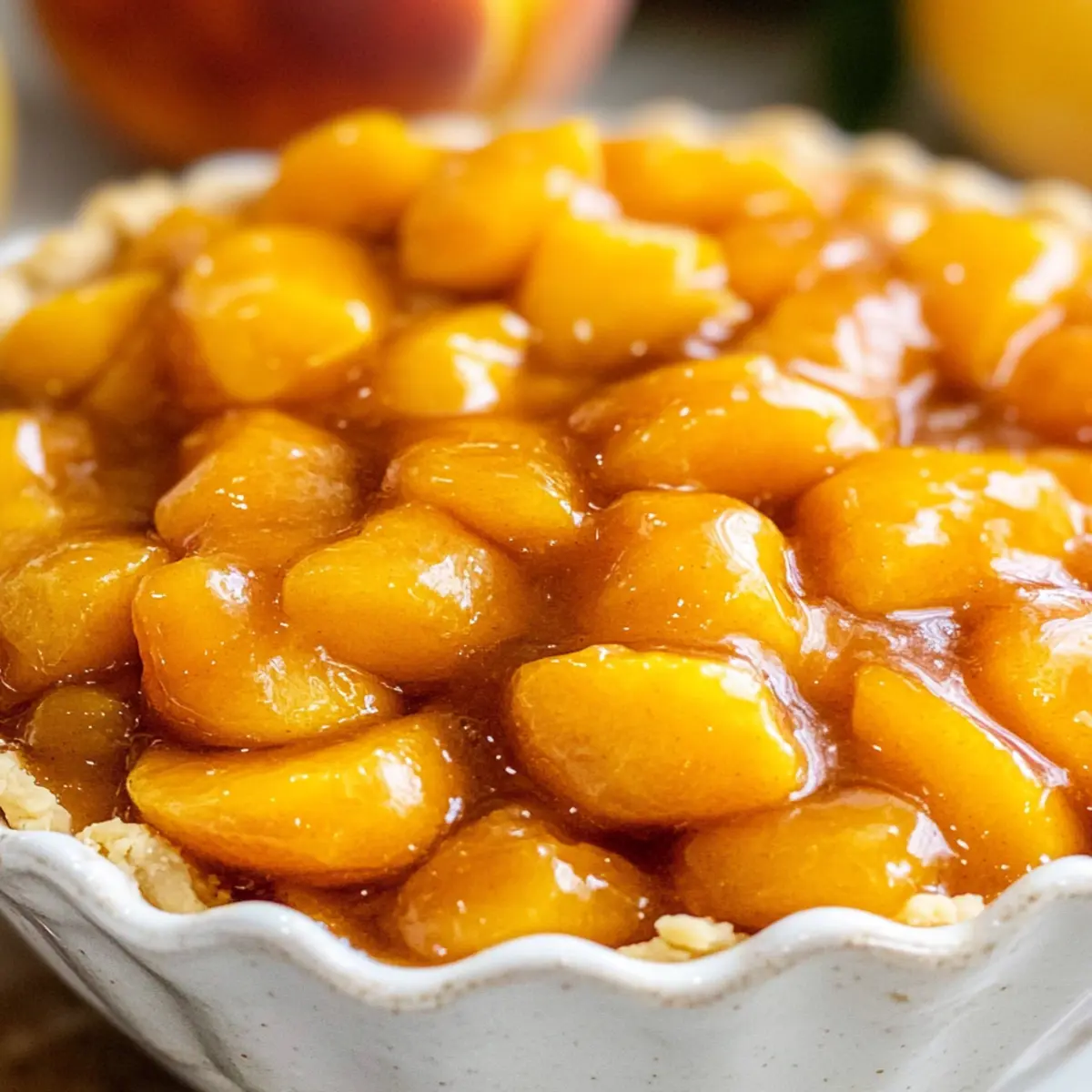 Homemade Peach Pie Filling