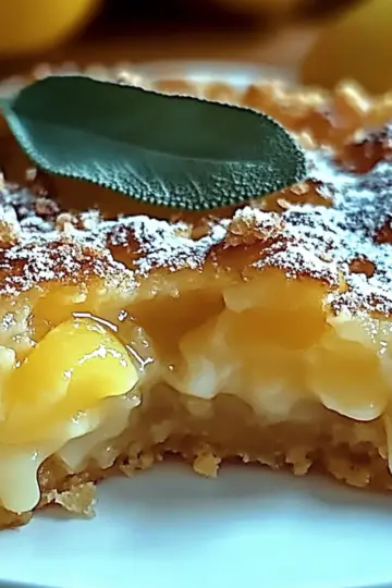 Sweet Lemon Cobbler