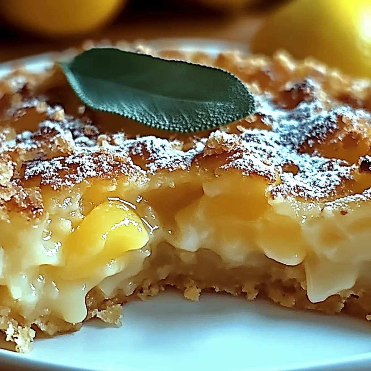 Sweet Lemon Cobbler