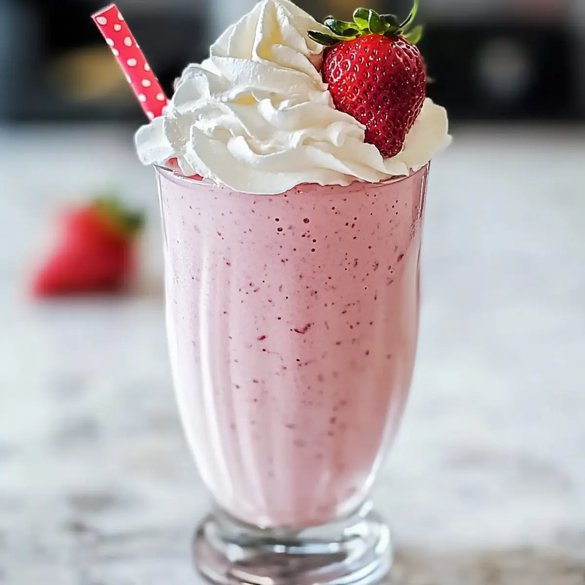 The Best Strawberry Milkshake