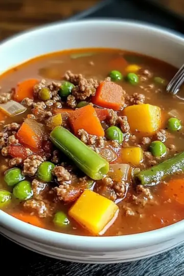 Ground Beef Vegetable Soup