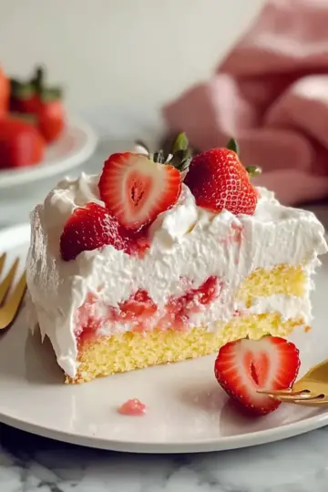 Traditional Strawberry Tres Leches