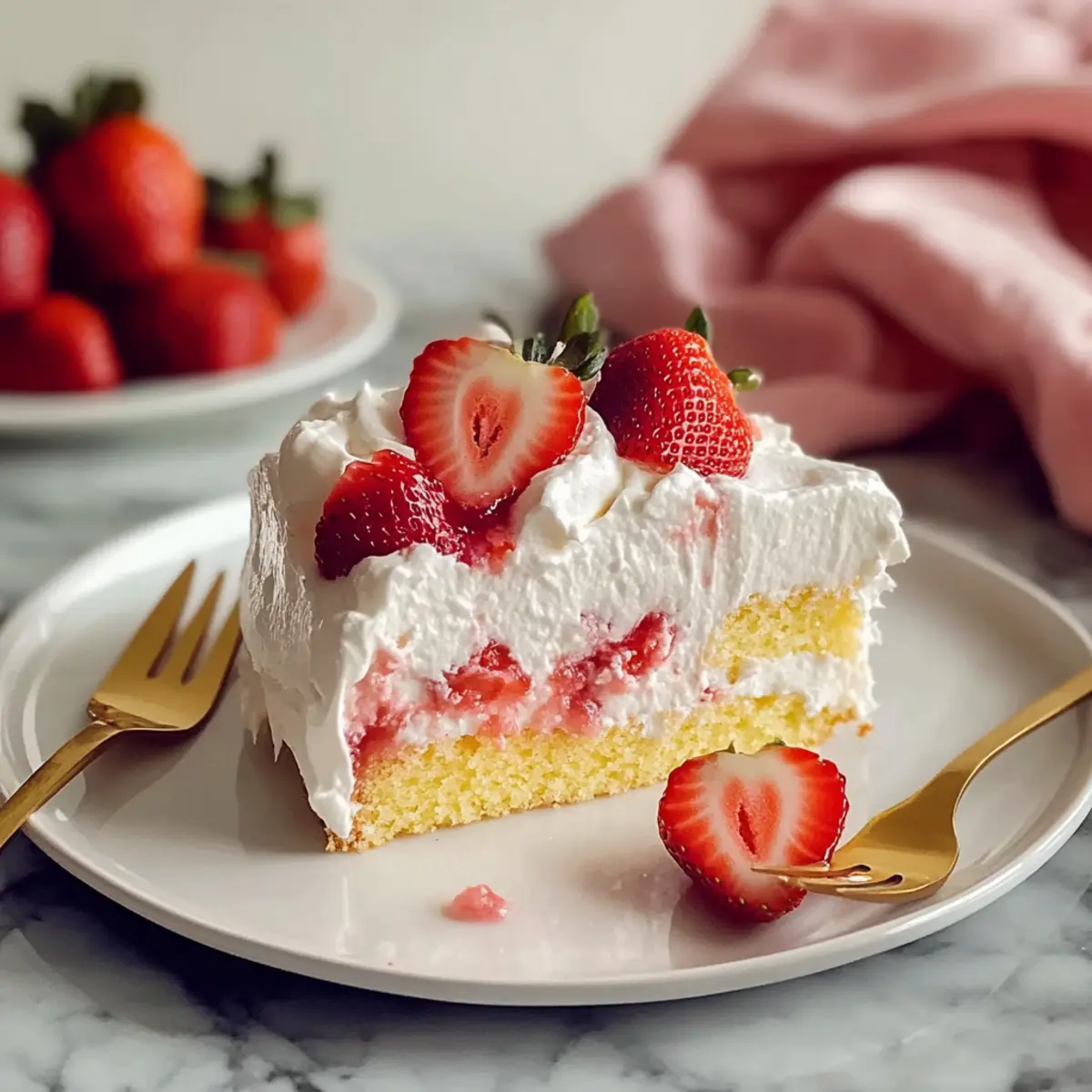 Traditional Strawberry Tres Leches