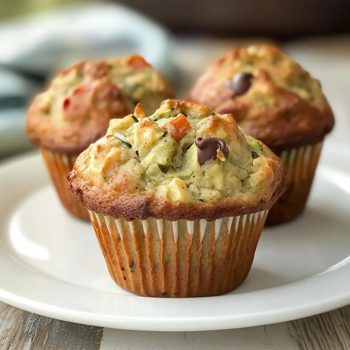 Banana Zucchini Muffins