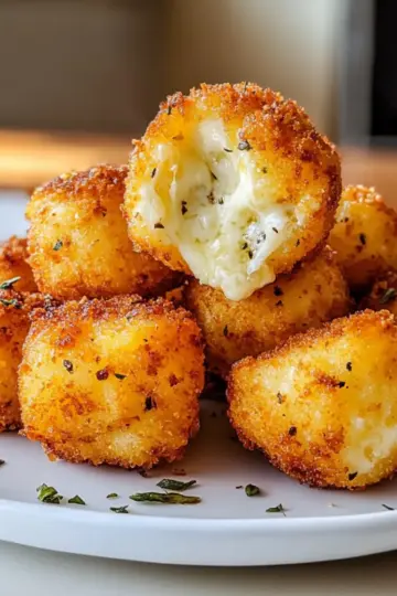 Crispy Cottage Cheese Mozzarella Bites