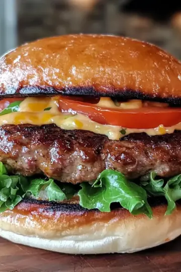 Classic Juicy Grilled Hamburgers
