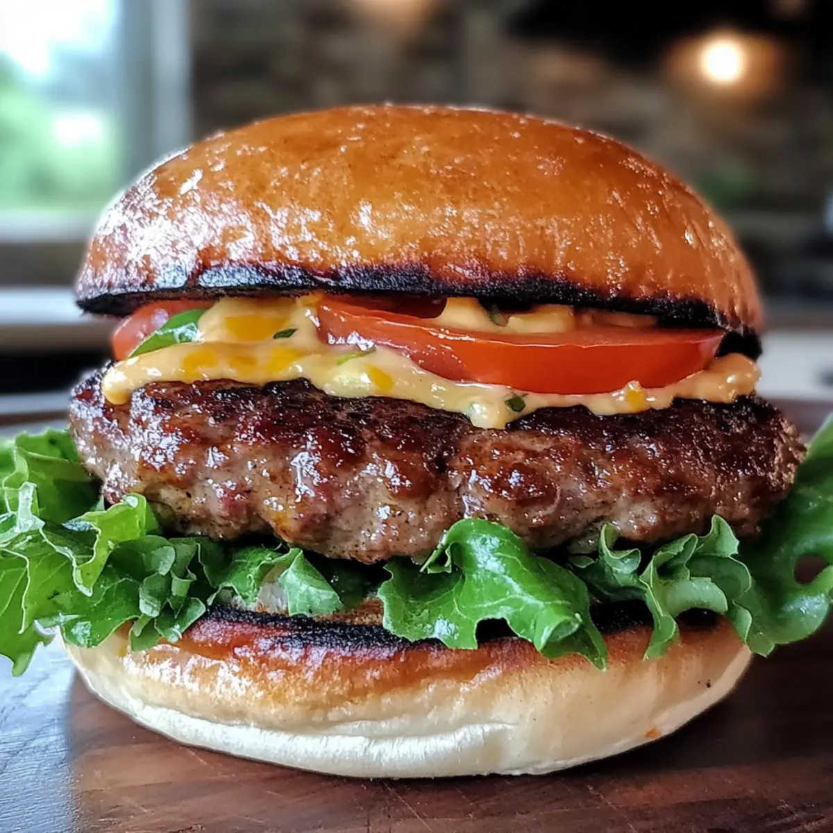 Classic Juicy Grilled Hamburgers