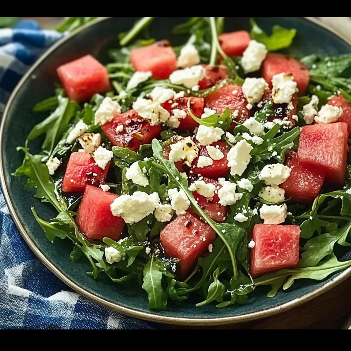 Arugula Watermelon Feta Salad