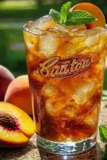 Sweet Peach Iced Tea