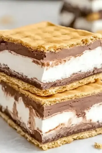 Frozen S'mores Bars