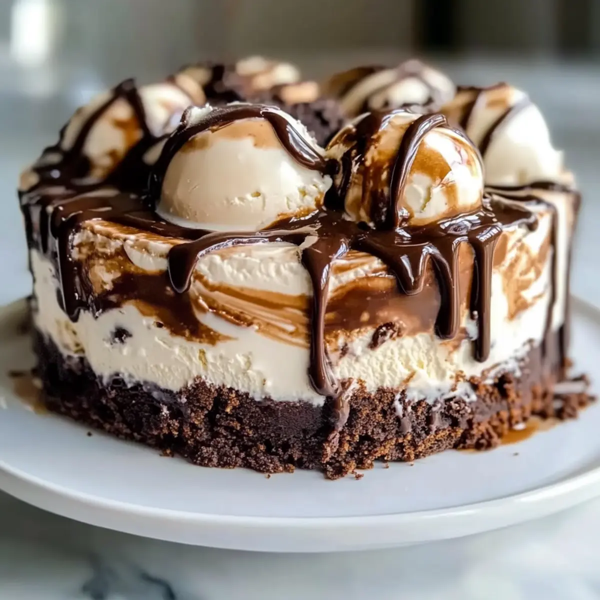 Coffee Ice Cream Cake