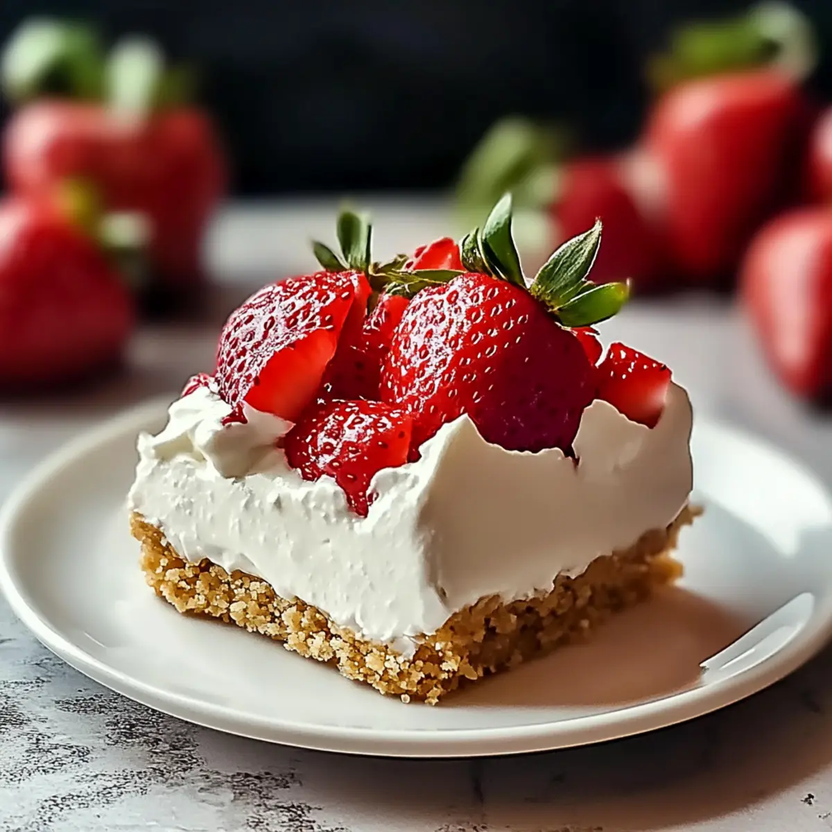 Spring Strawberry Dessert Vanilla