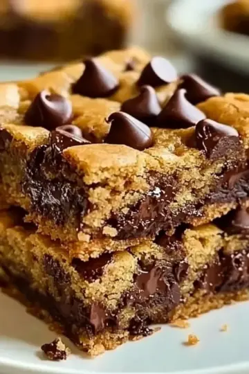 Gooey Chocolate Chip Cookie Bars
