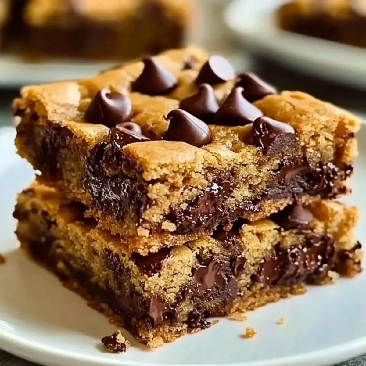 Gooey Chocolate Chip Cookie Bars