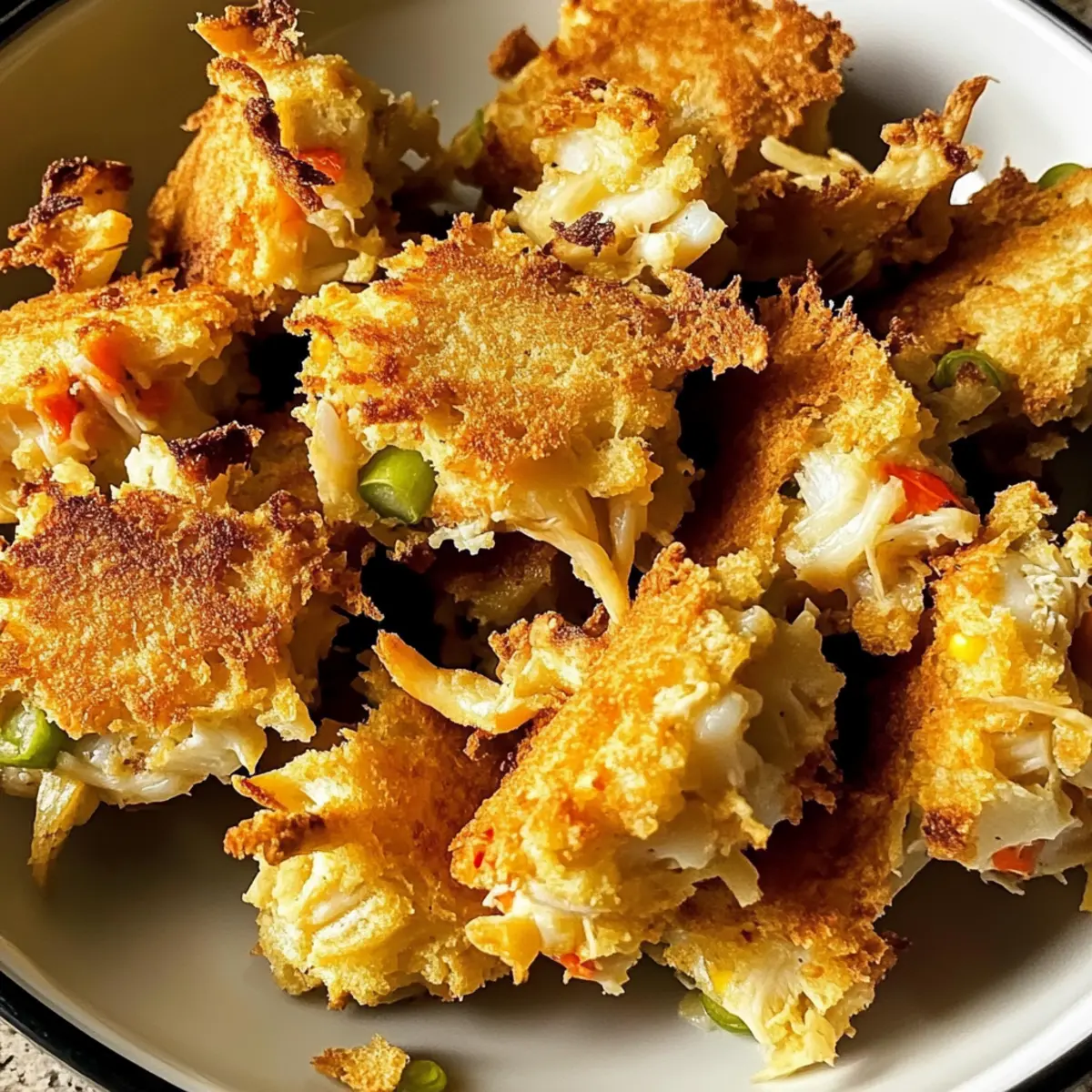 Cornbread Stuffing Crab Cakes