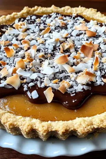 Samoa Cookie Pie