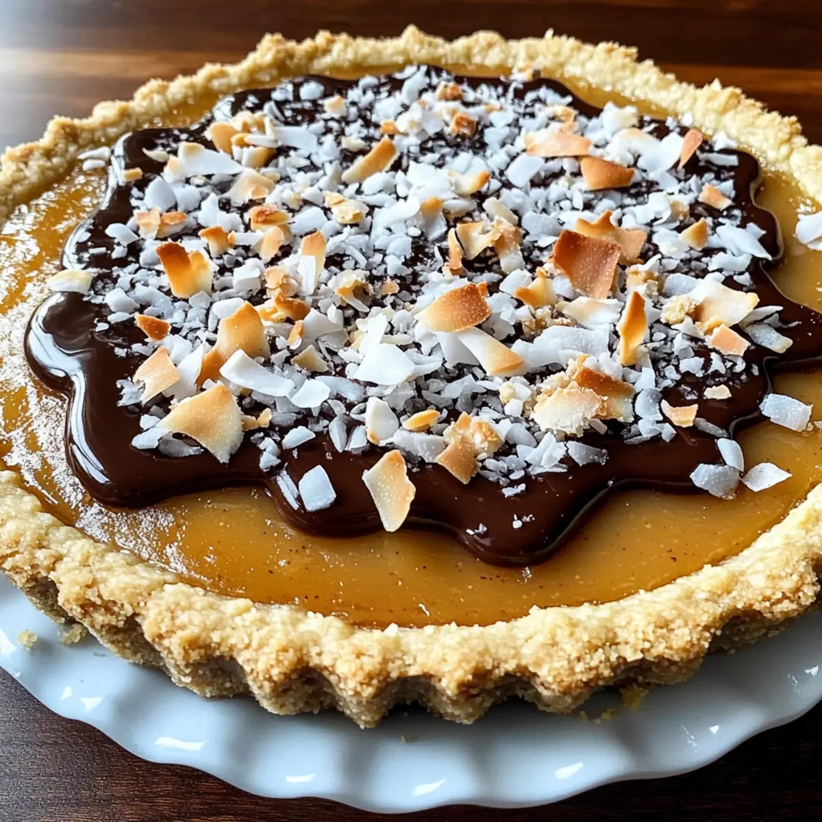 Samoa Cookie Pie