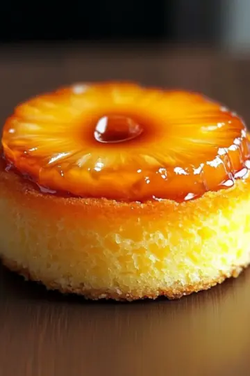 Pineapple Mascarpone Upside-Down Mini Cakes