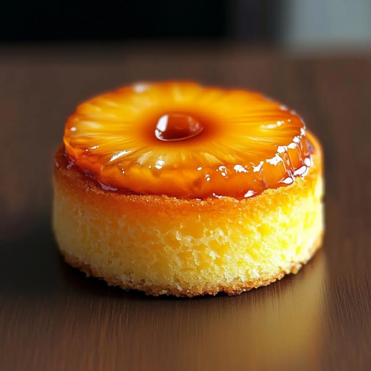 Pineapple Mascarpone Upside-Down Mini Cakes
