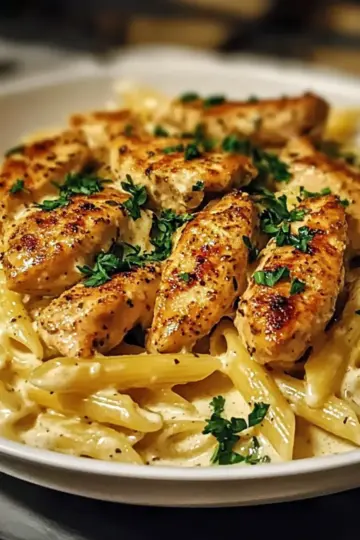 Garlic Parmesan Chicken Pasta