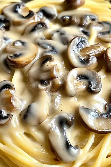 Creamy Italian Mushroom Carbonara