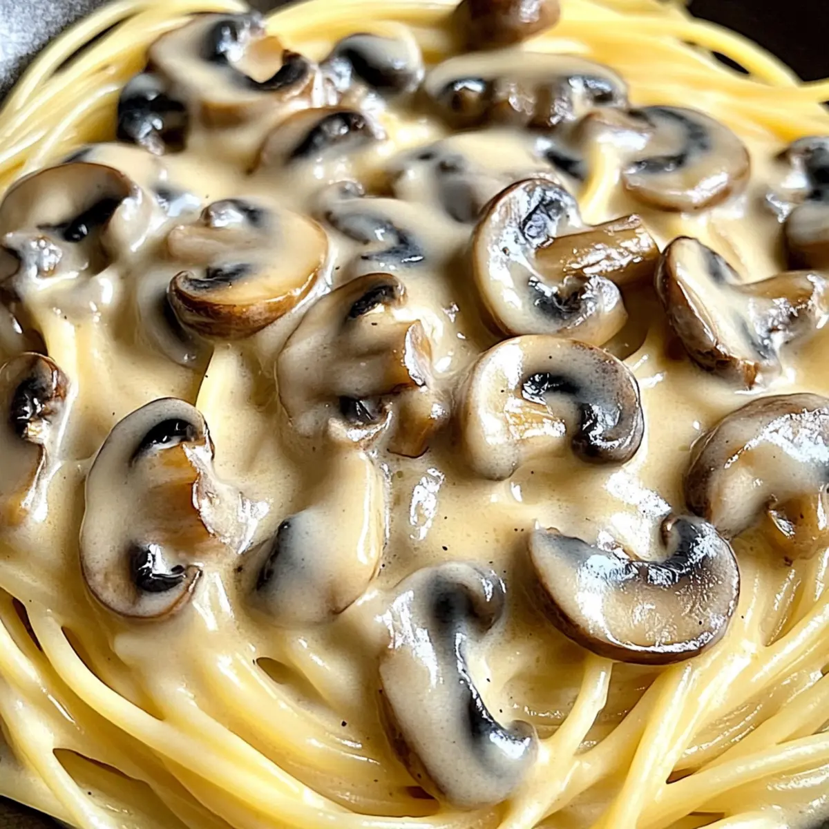 Creamy Italian Mushroom Carbonara