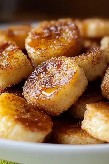 Pan Fried Cinnamon Bananas