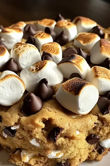 S’mores Cookie Cake