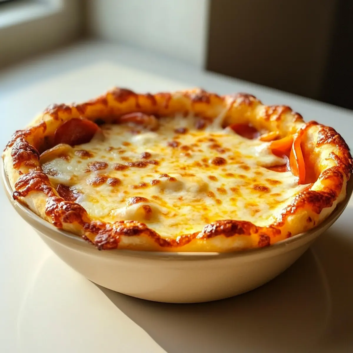 15-Minute Cottage Cheese Pizza Bowl